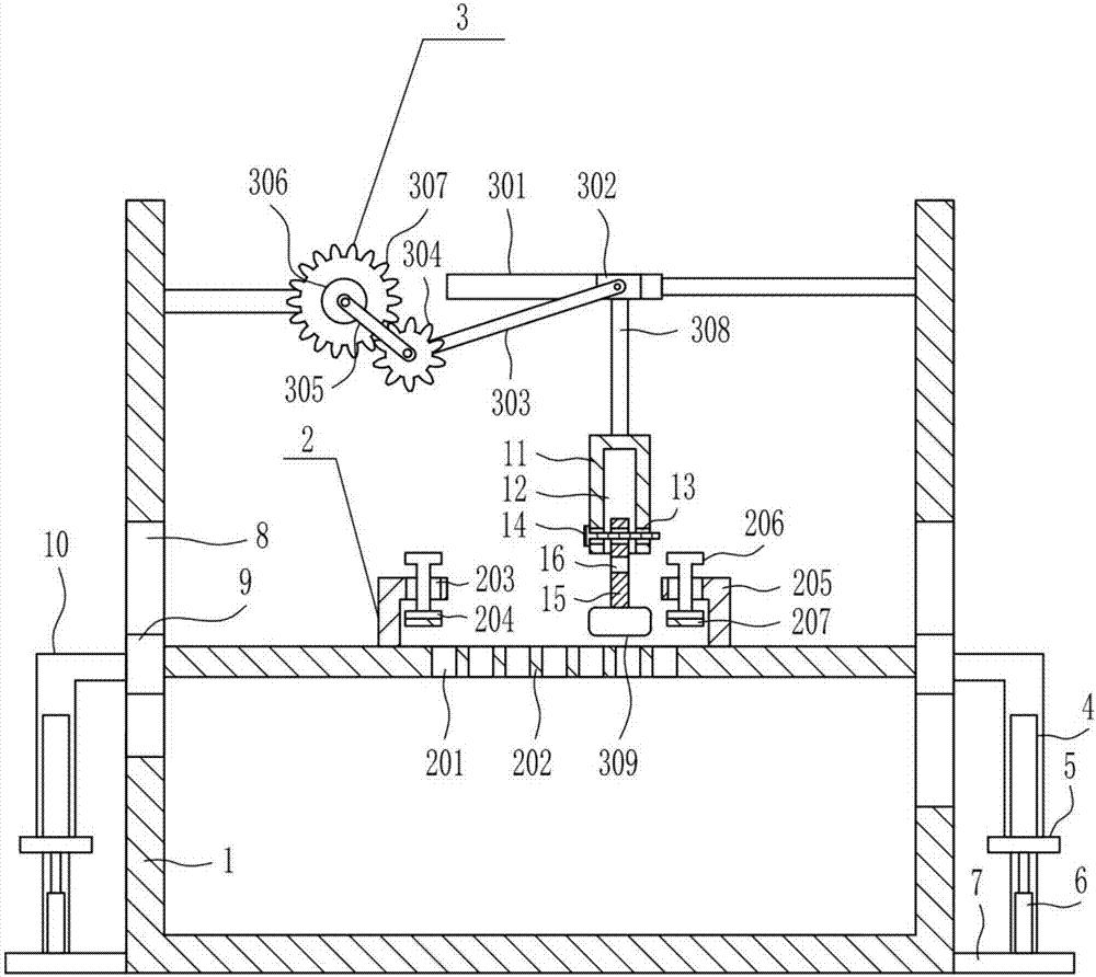 Cleaning device for insulating paint for auxiliary transformer iron core