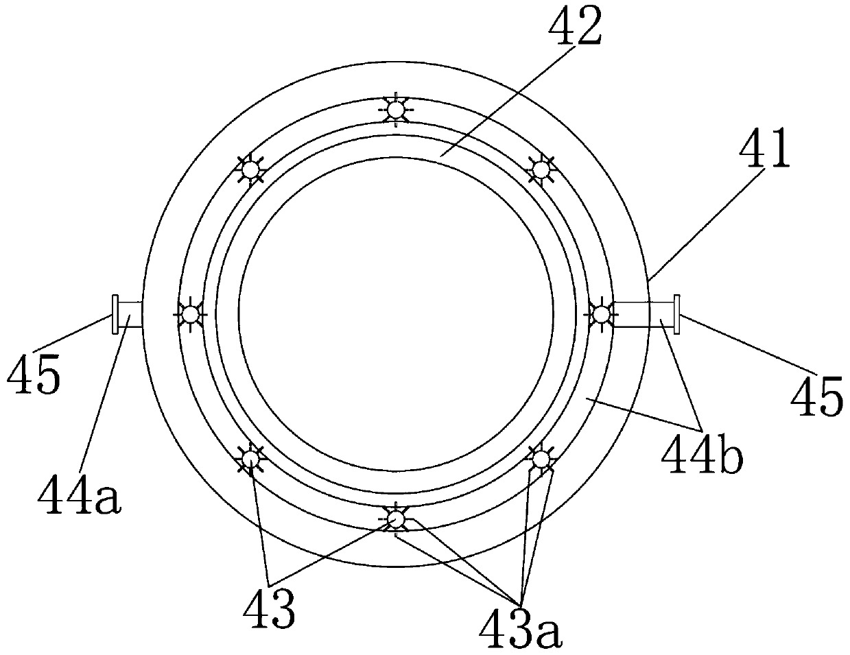 Ship condensate water and waste heat recycling device and using method thereof