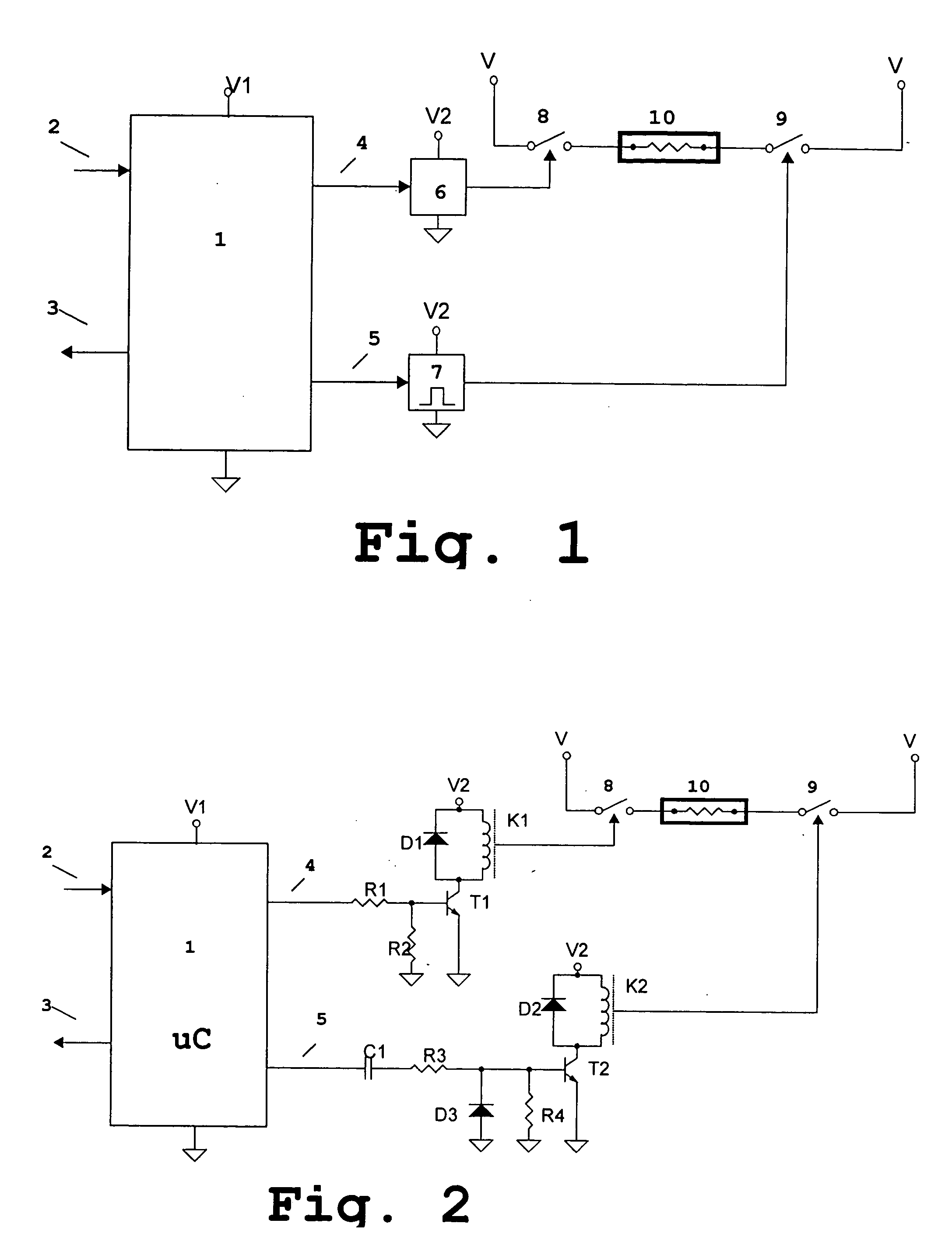 Failsafe control circuit for electrical appliances