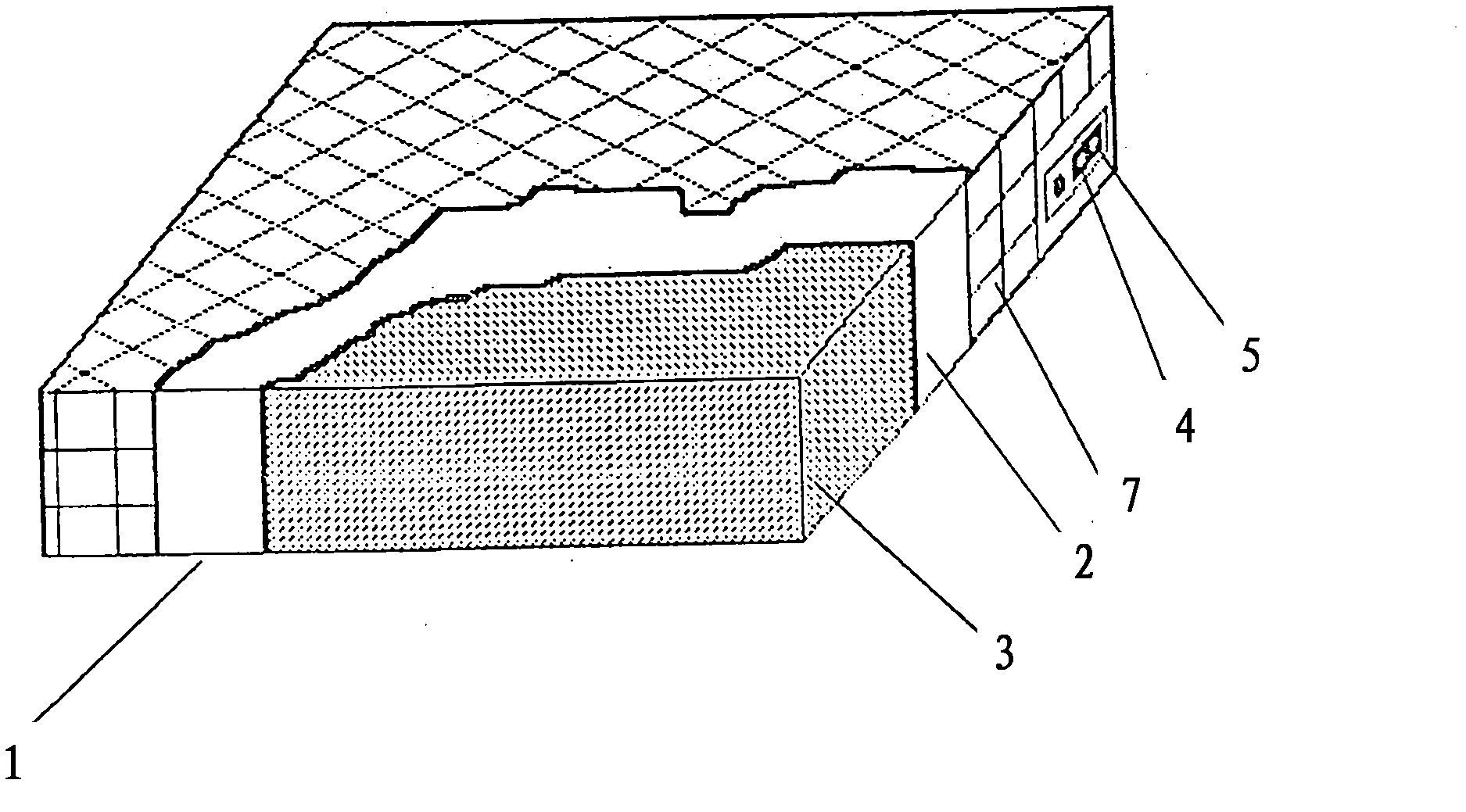 Universal bed insert, built by air mattress, combined with airtight valves, and method for producing thereof