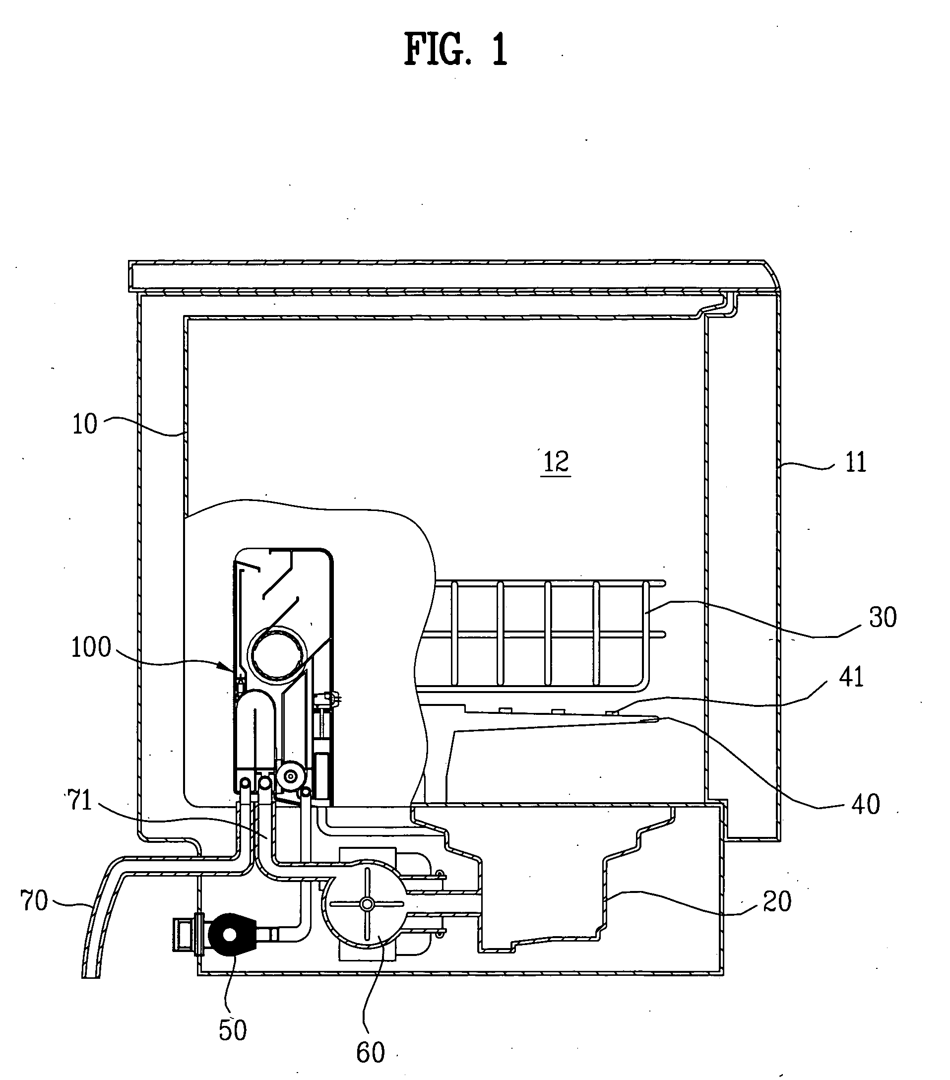 Water guide for dishwasher and dishwasher having the same