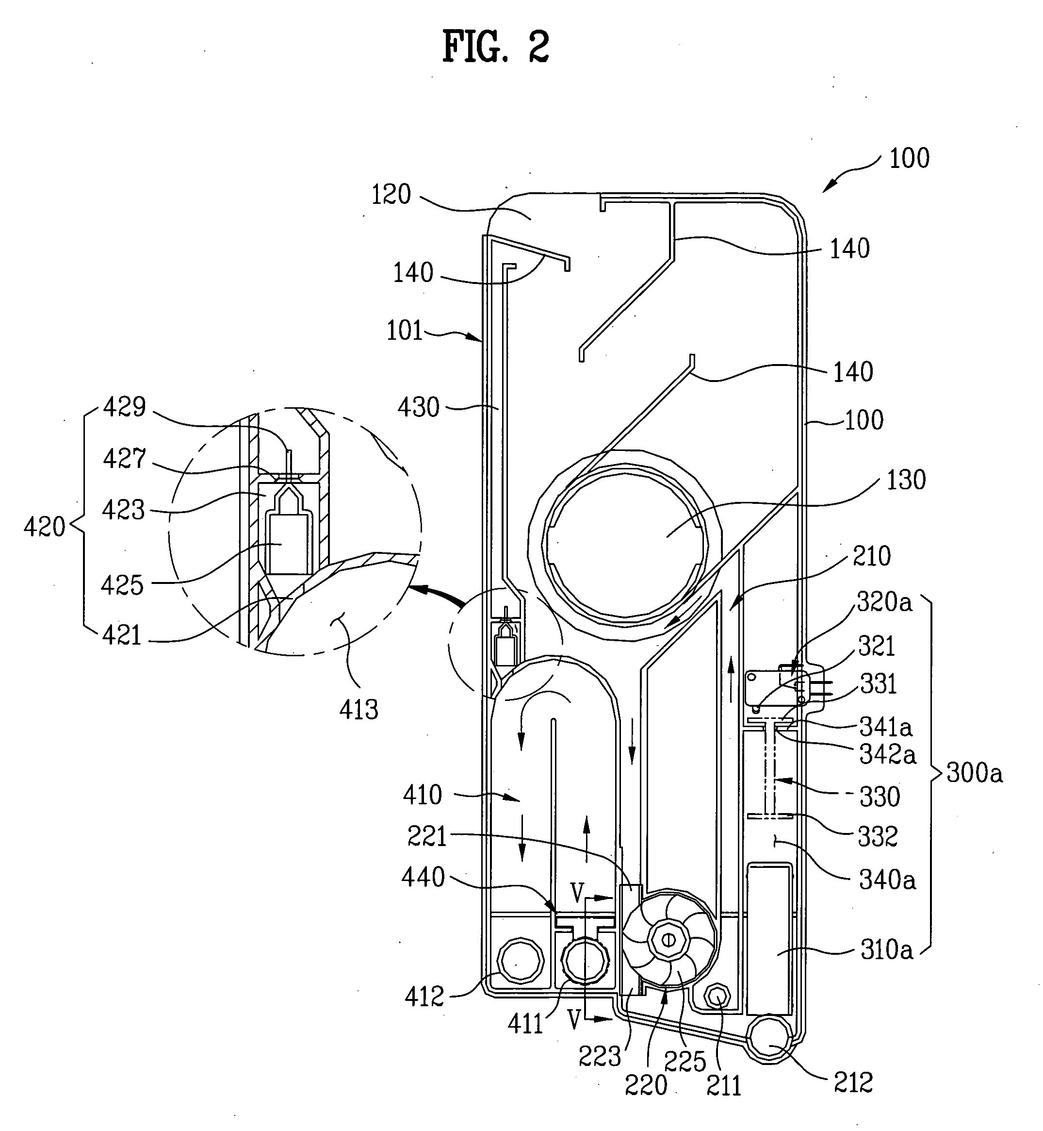 Water guide for dishwasher and dishwasher having the same