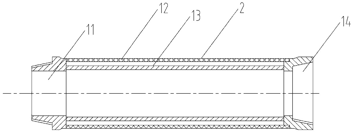 Combined high-strength fatigue-resistant metal composite filtering core