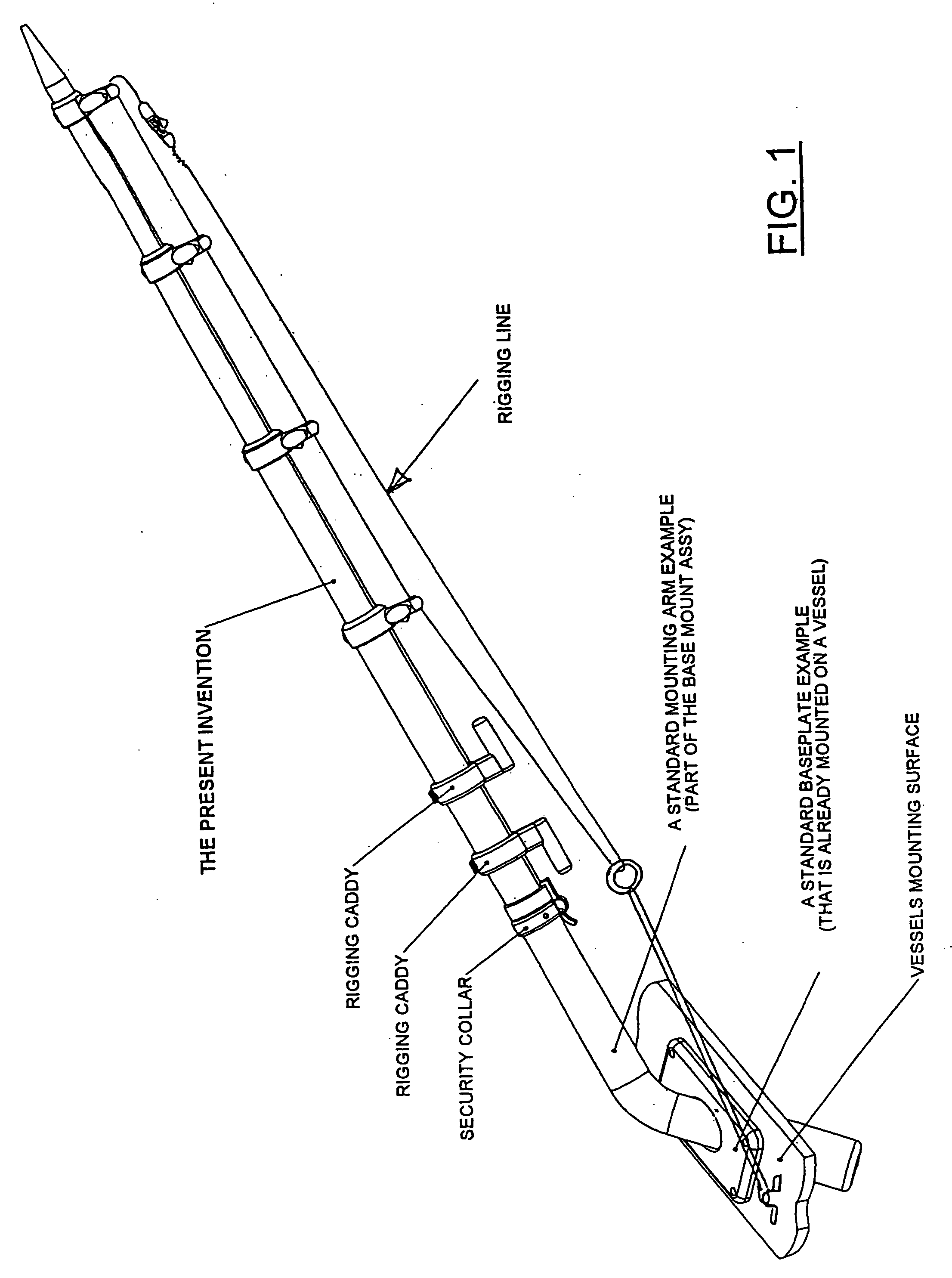 Telescoping outrigger boom with tube locking mechanisms