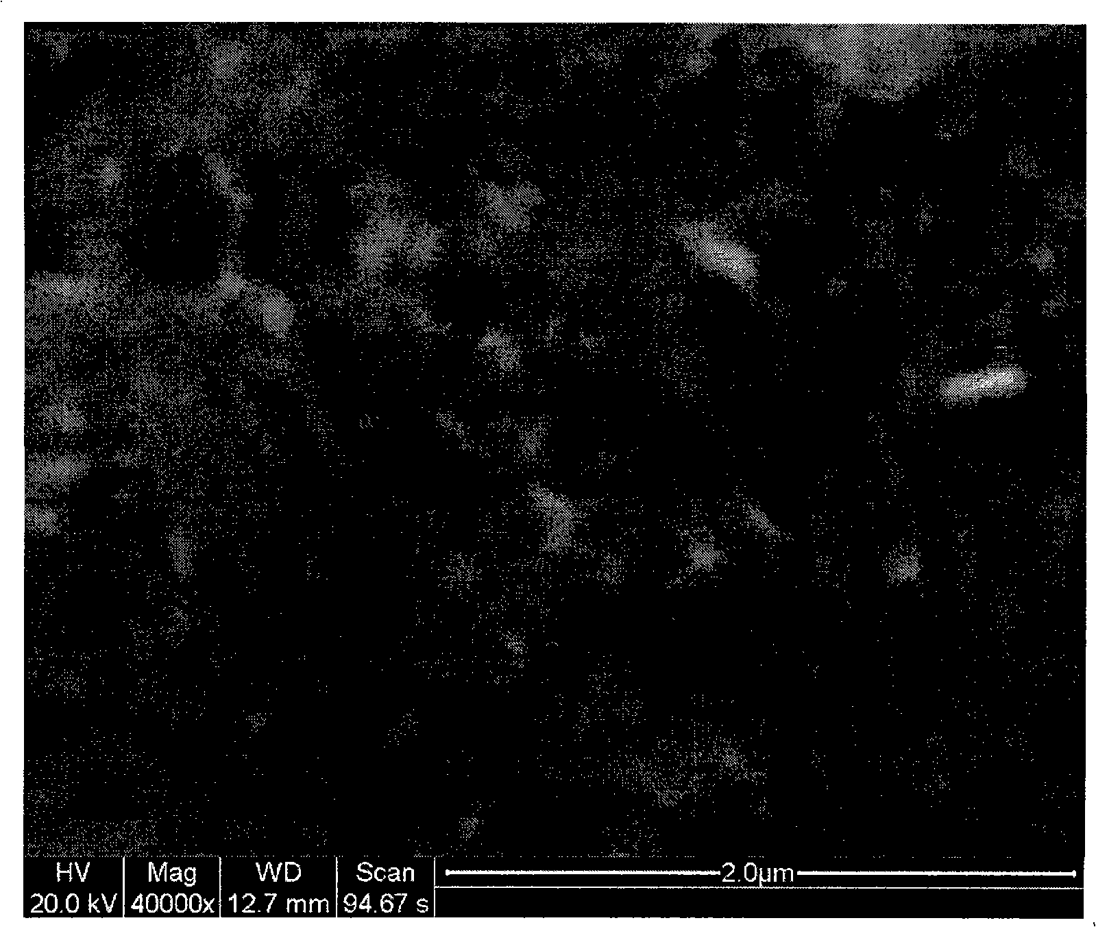 Method for preparing small aperture ceramic film