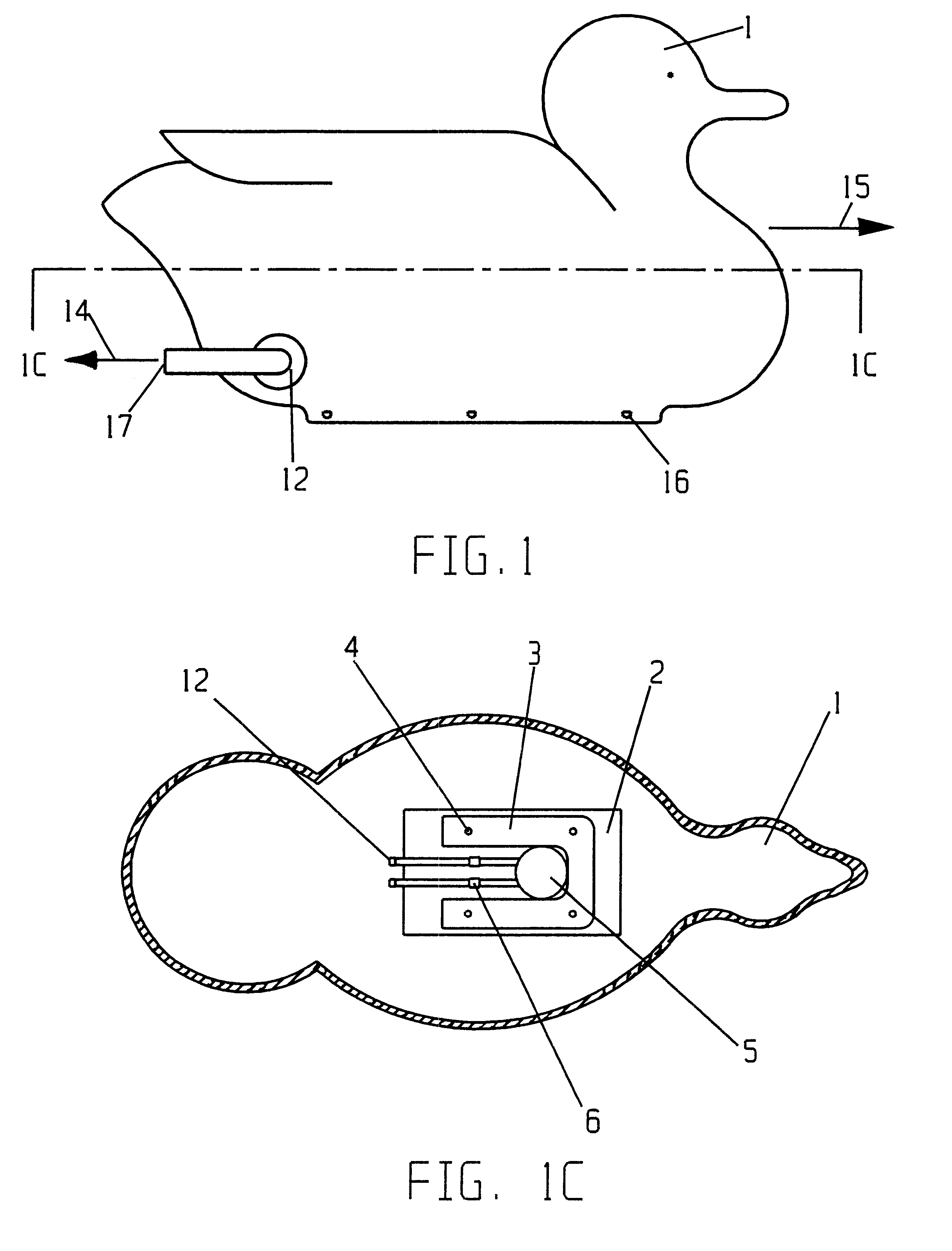 Steam jet propelled waterfowl decoy