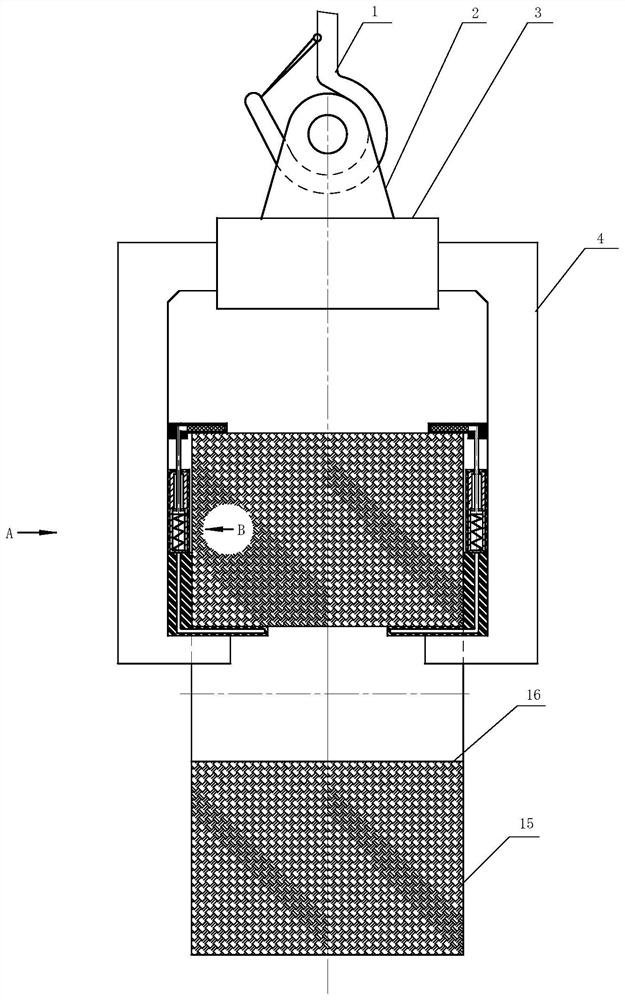 Rubber protection device for hoisting cold-rolled steel coil