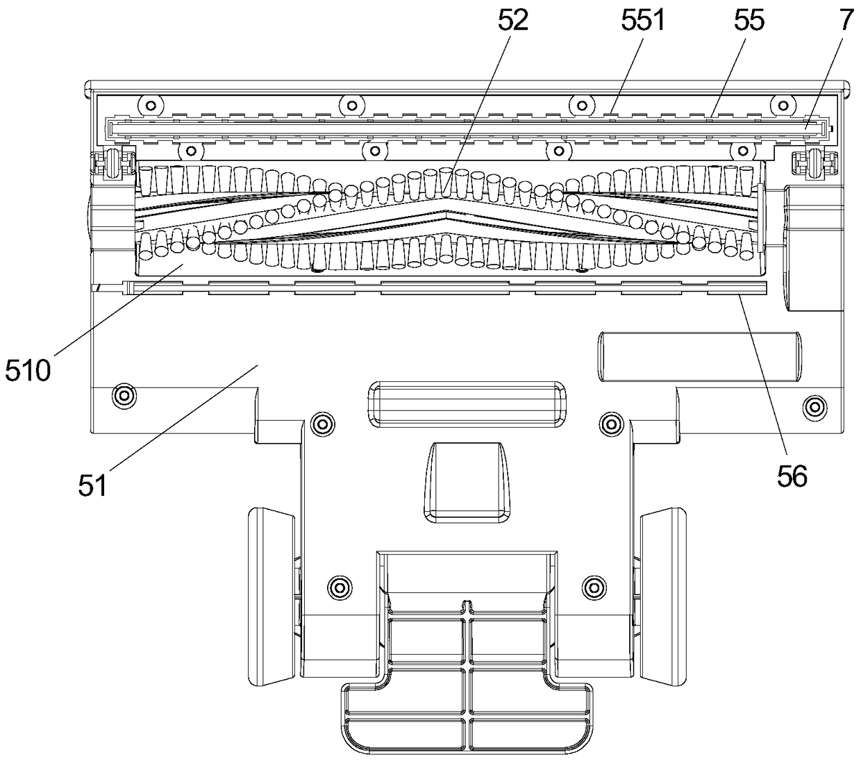 Household vertical washing machine