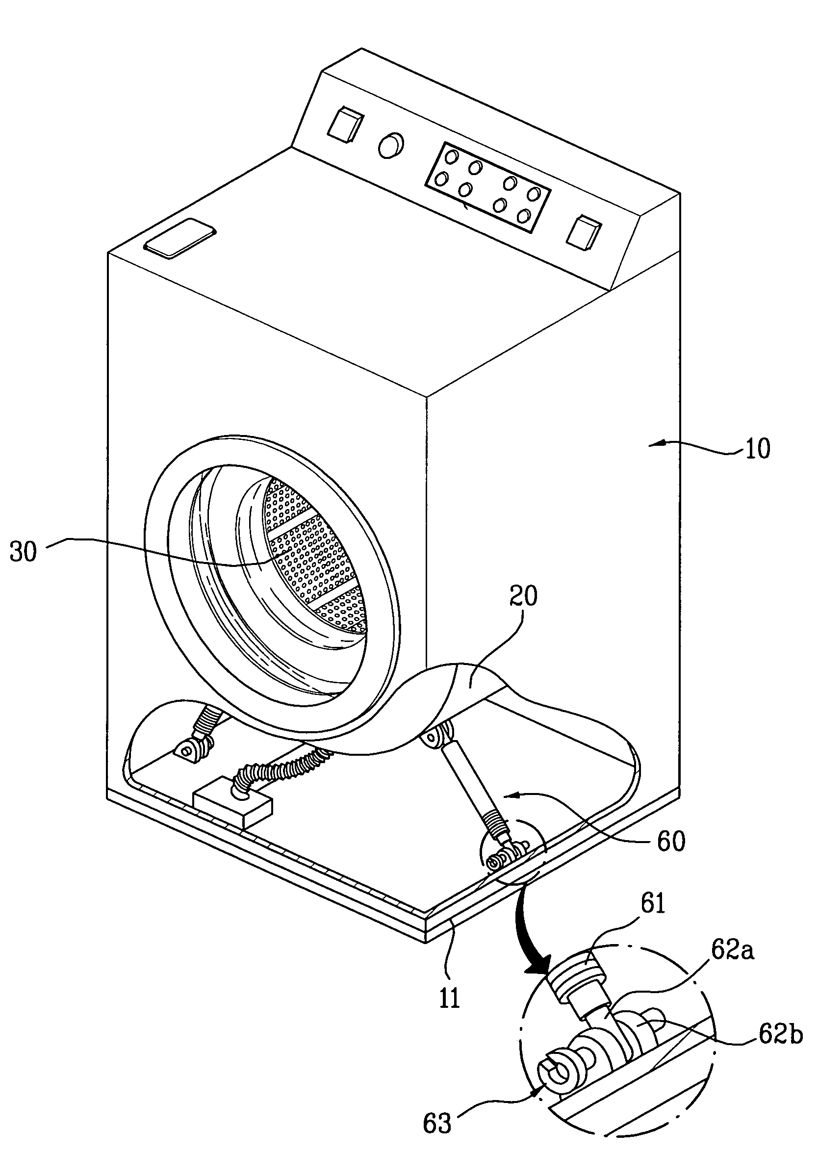 Damper assembly and washing machine using the same