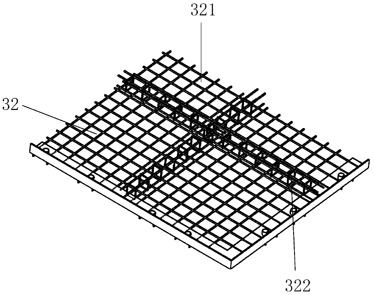 A kind of installation structure of building prefabricated wall