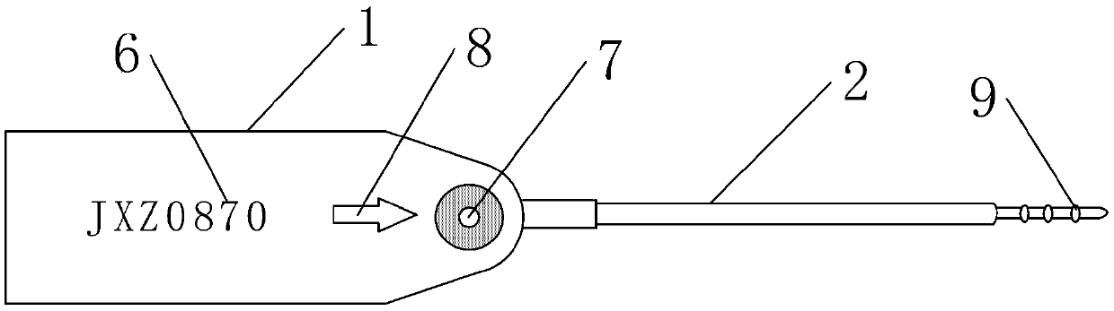 Digital barcode facing slip with multiple functions, use method and application