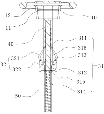 Protective automobile steering wheel structure for buffering human chest impact