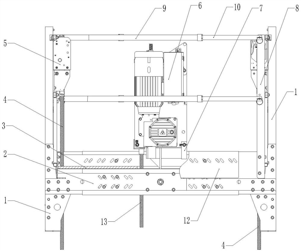 Compact elevator mounting platform