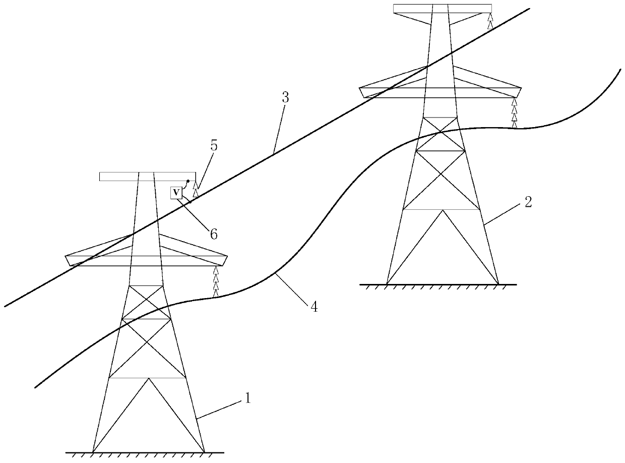 A method for galloping monitoring of transmission lines based on ground induced voltage