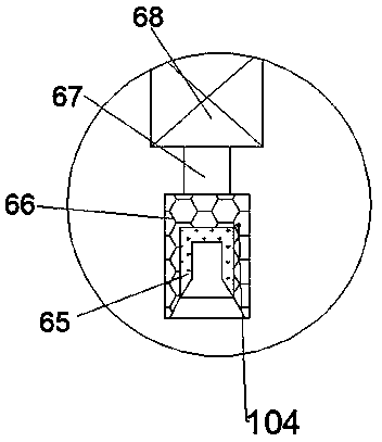 Screw propeller rust removing and painting device for civilian ship