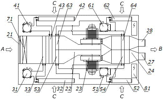 Rapid cooling type aircraft ground air conditioning unit and control method thereof