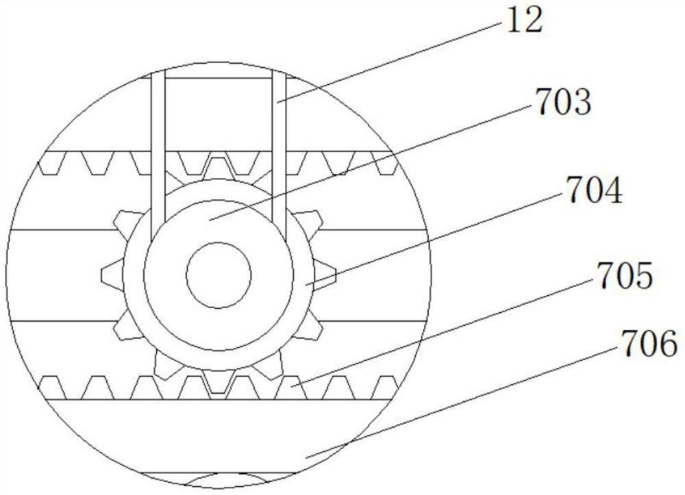 Externally-hung telescopic hollow balcony of fabricated building