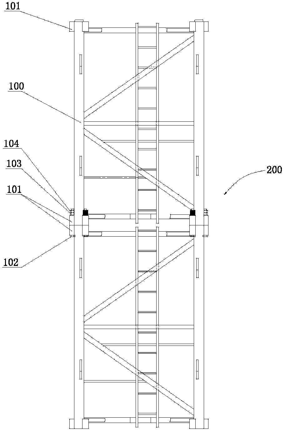 General operation method for reaching given pre-tightening torque of high-strength bolt for tower crane