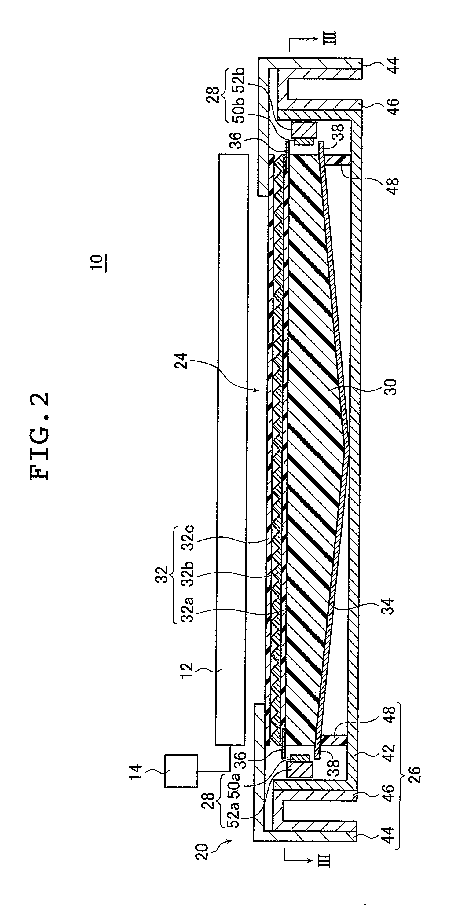 Planar lighting device