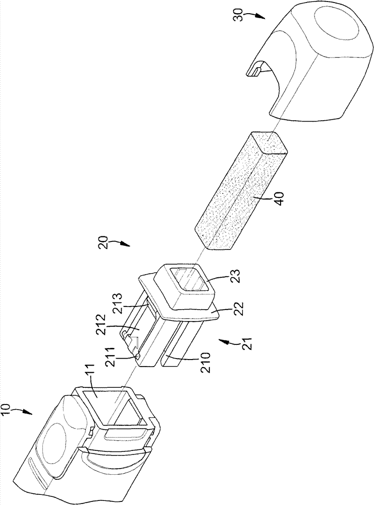 stationery with eraser holder