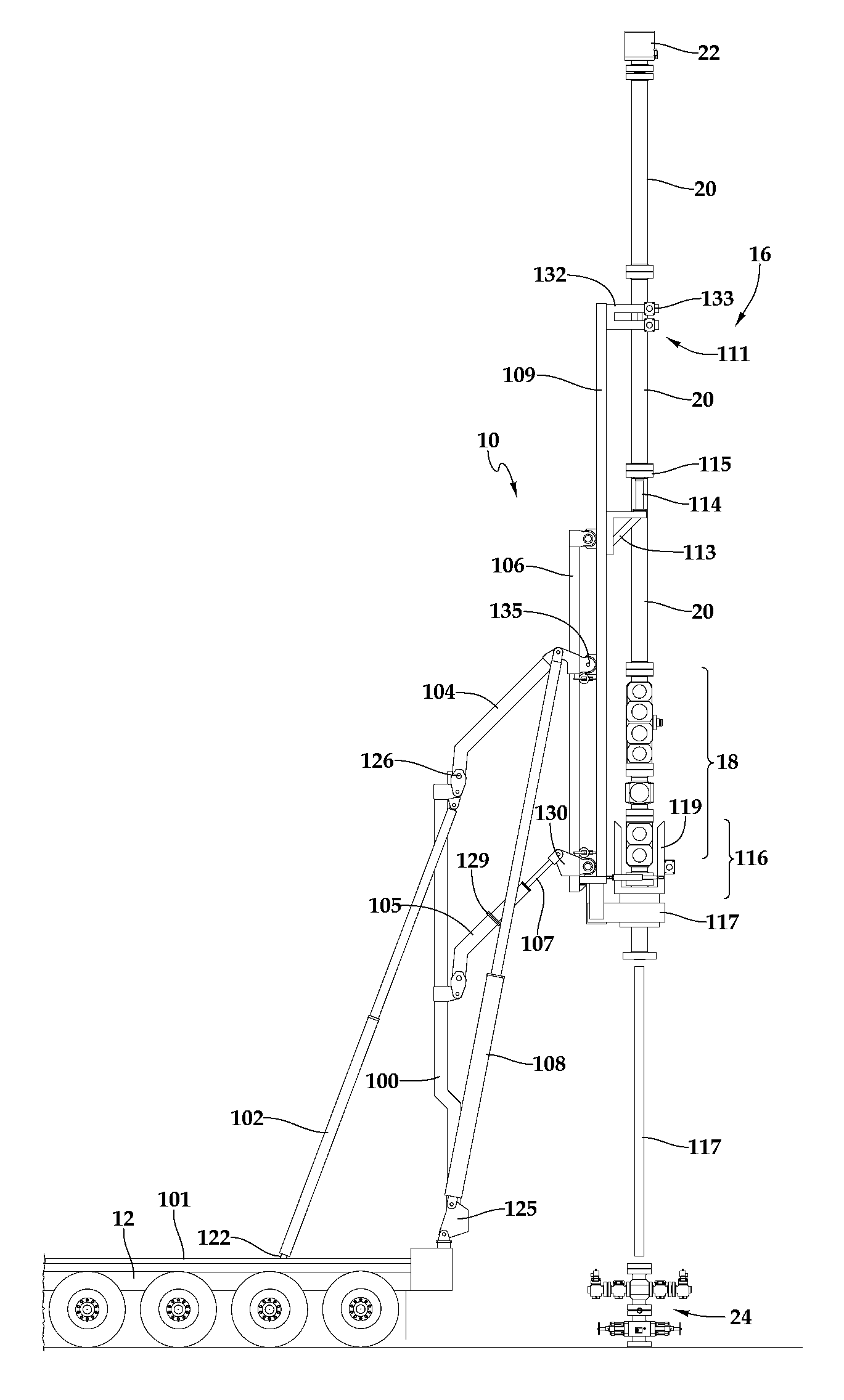 Handler for blowout preventer assembly