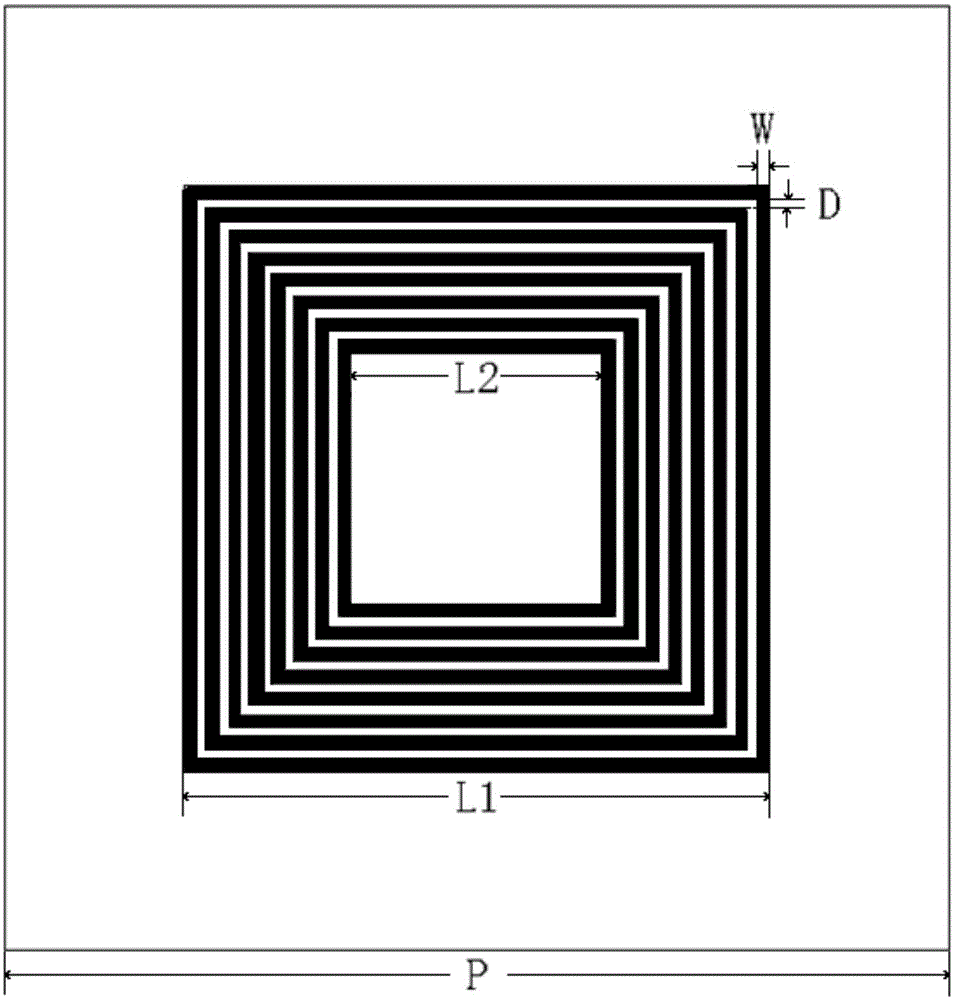 A broadband absorbing metamaterial in the terahertz band