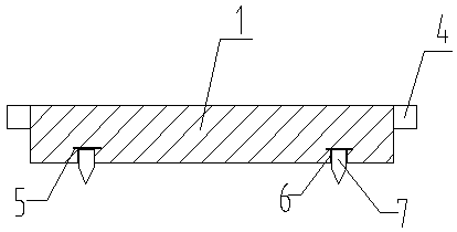 Splicing type water permeable brick