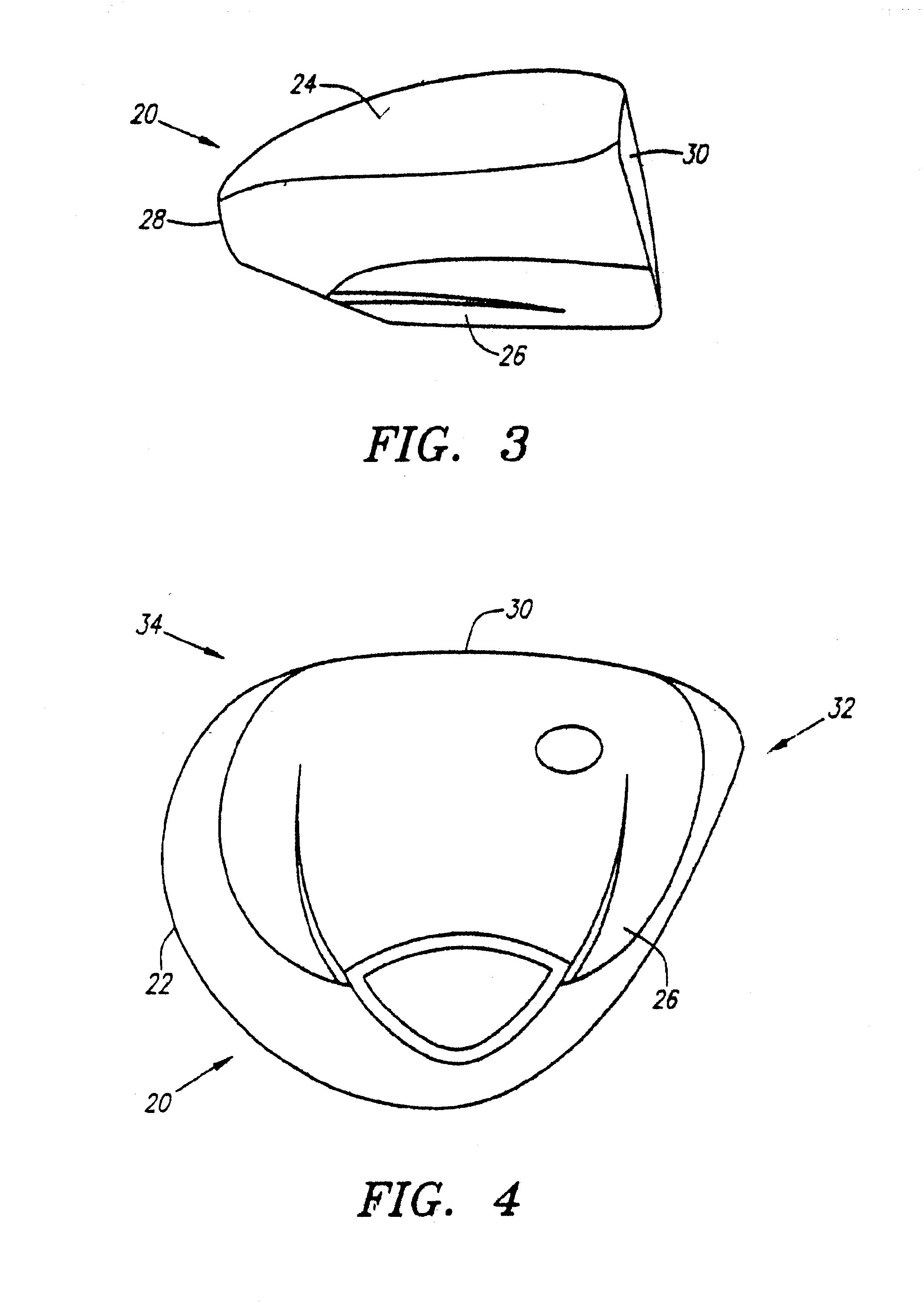 Golf club striking plate with variable thickness