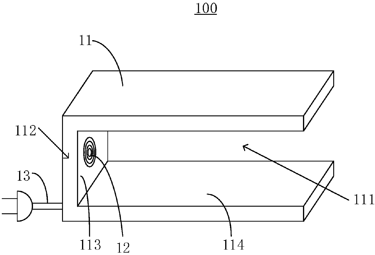 Household appliance bearing device and household appliance