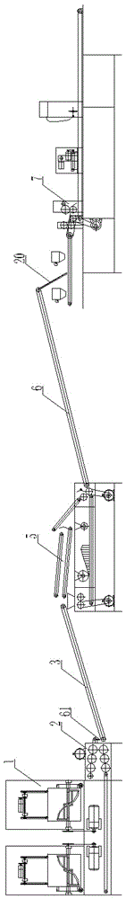 High-efficiency automatic noodle production line