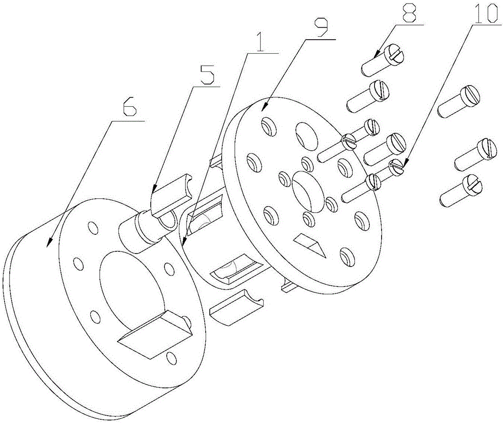 Mixing chamber assembly of polyurea spray gun