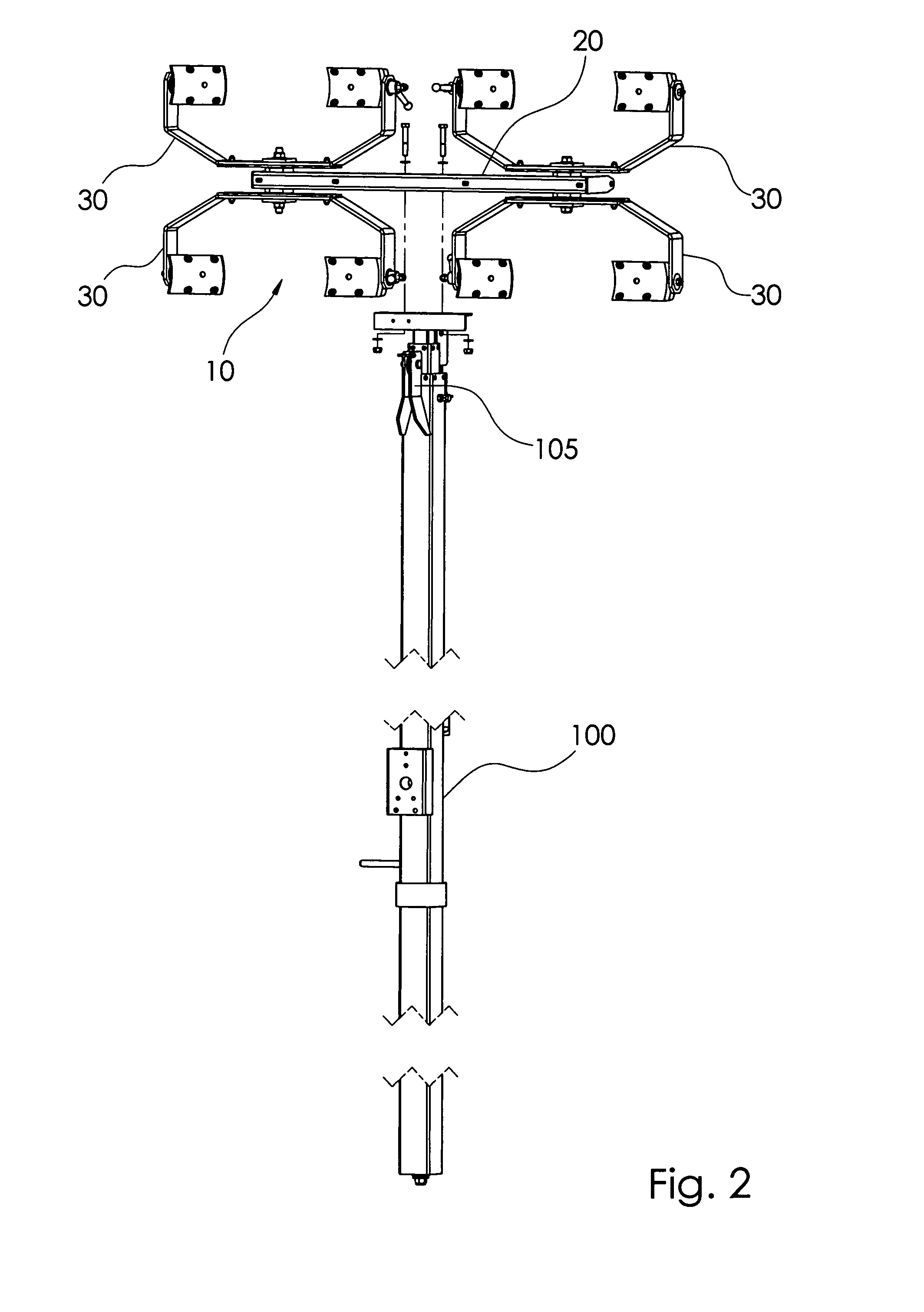 Light tower assembly