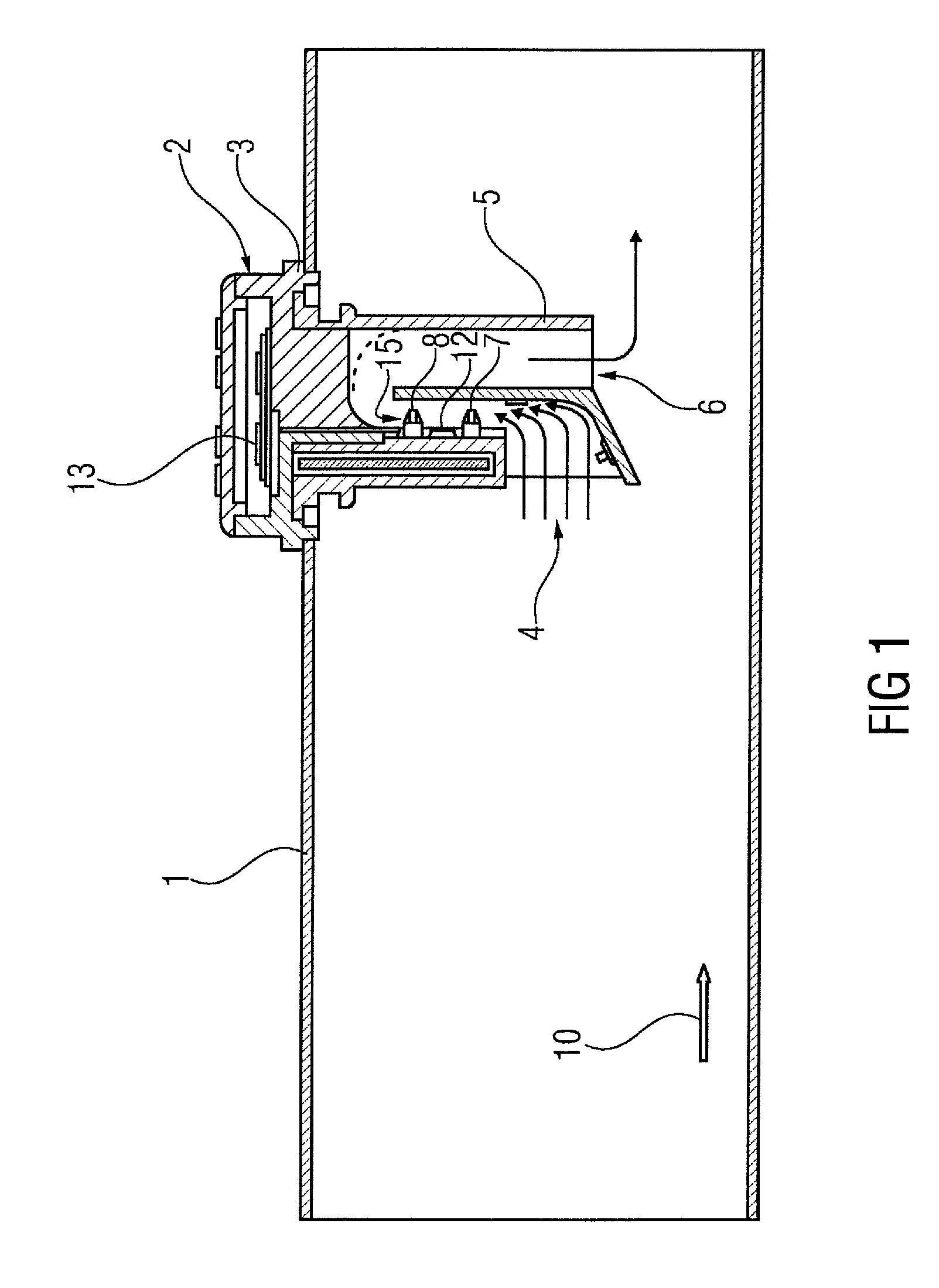 Air mass flowmeter