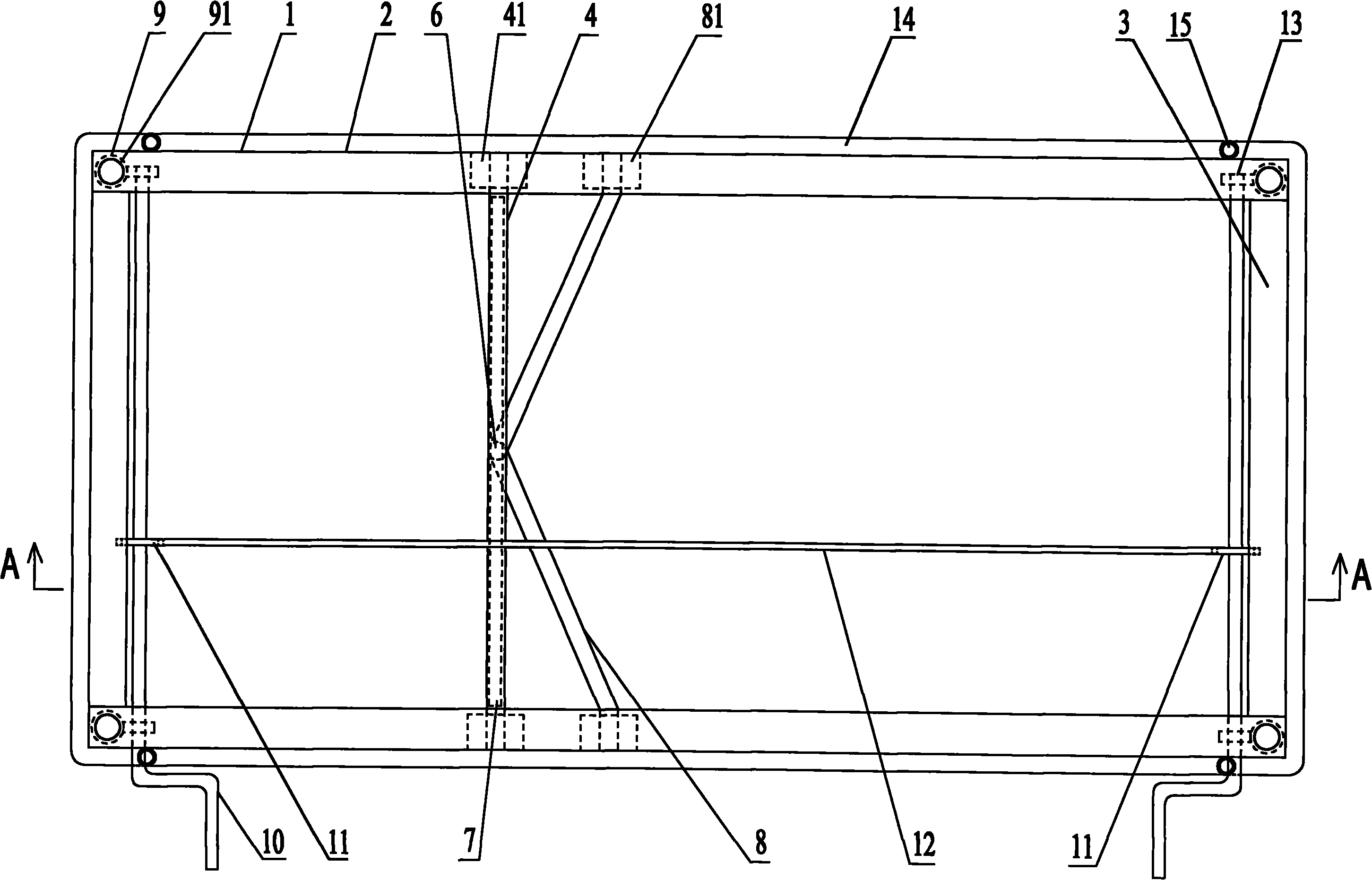 Ground level levelling instrument