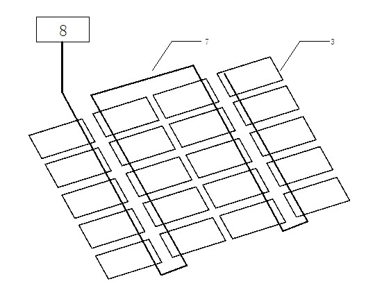 Method for paving heating carbon fiber composite electro-thermal materials laid under cement screed-coat