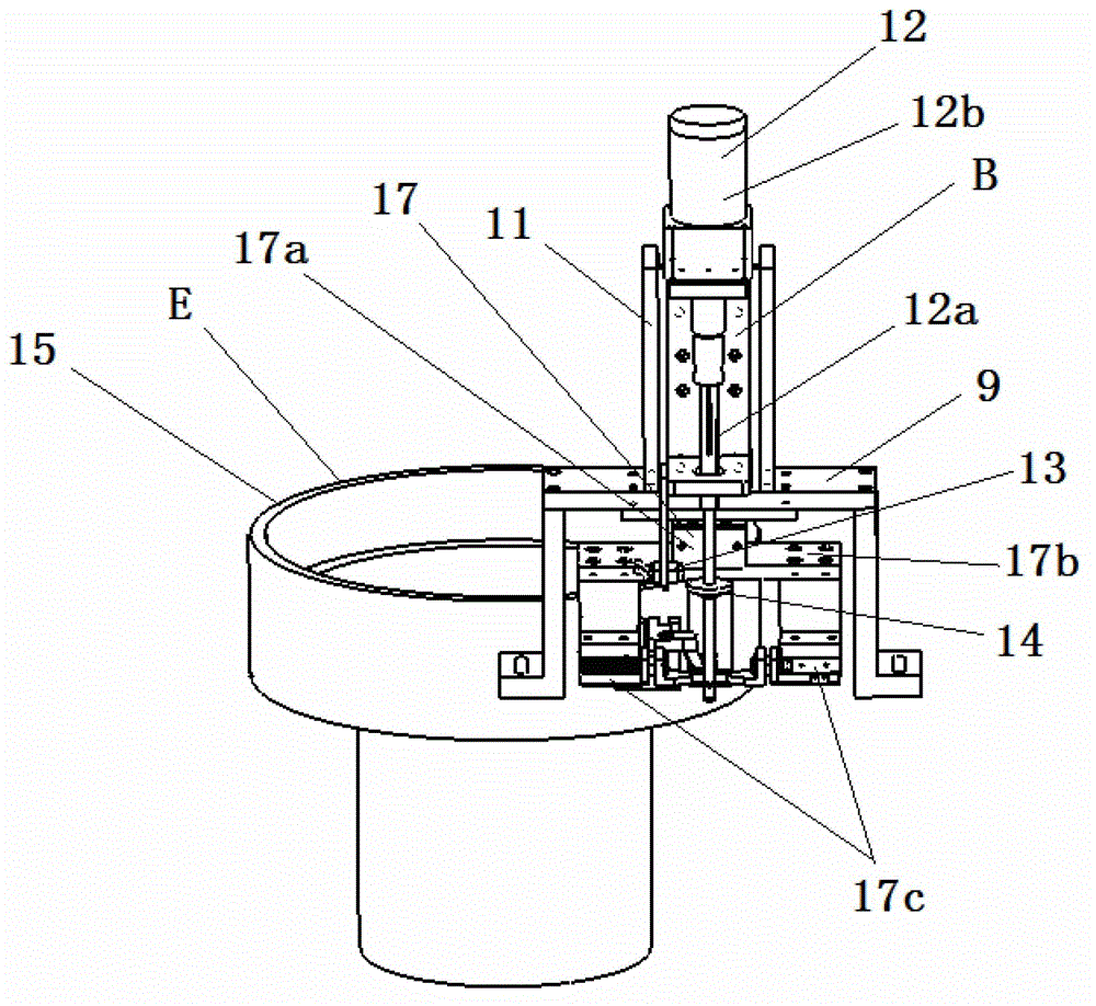 Automatic assembly device of breaker terminal screw