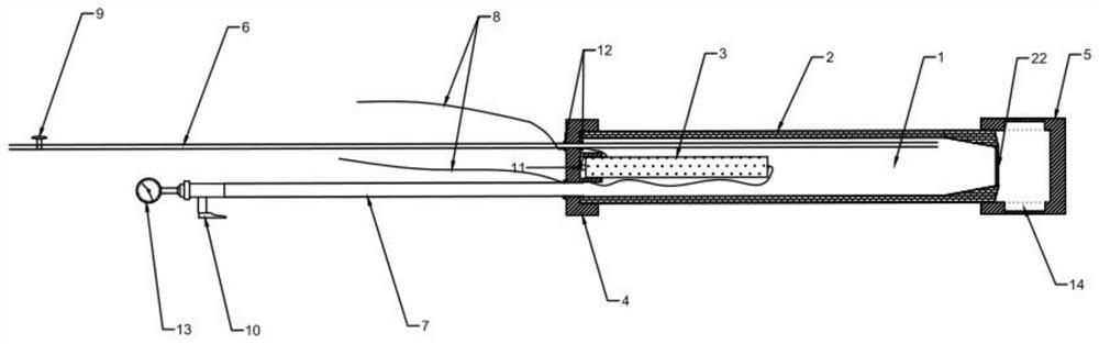 Carbon dioxide rock breaking device and method