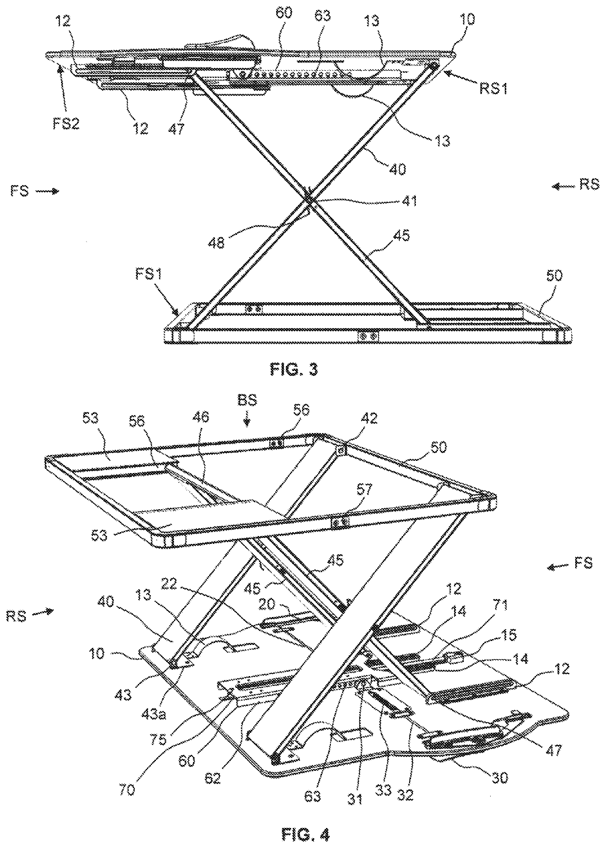 Height Adjustable Desk for Placing on an Existing Desktop