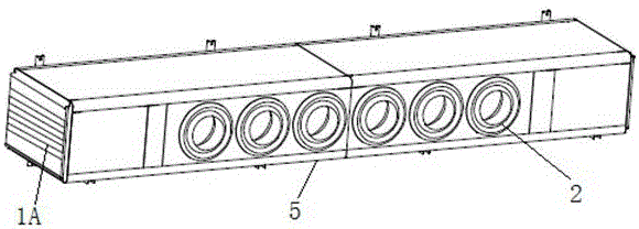 Wall-mounted jet flow air conditioner unit and control method thereof