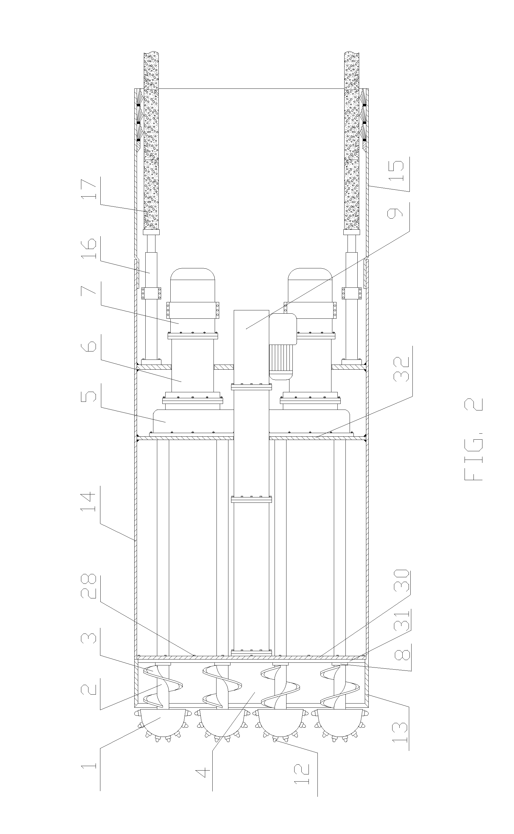 Earth Pressure Balance Shield Machine without Cutter Disk