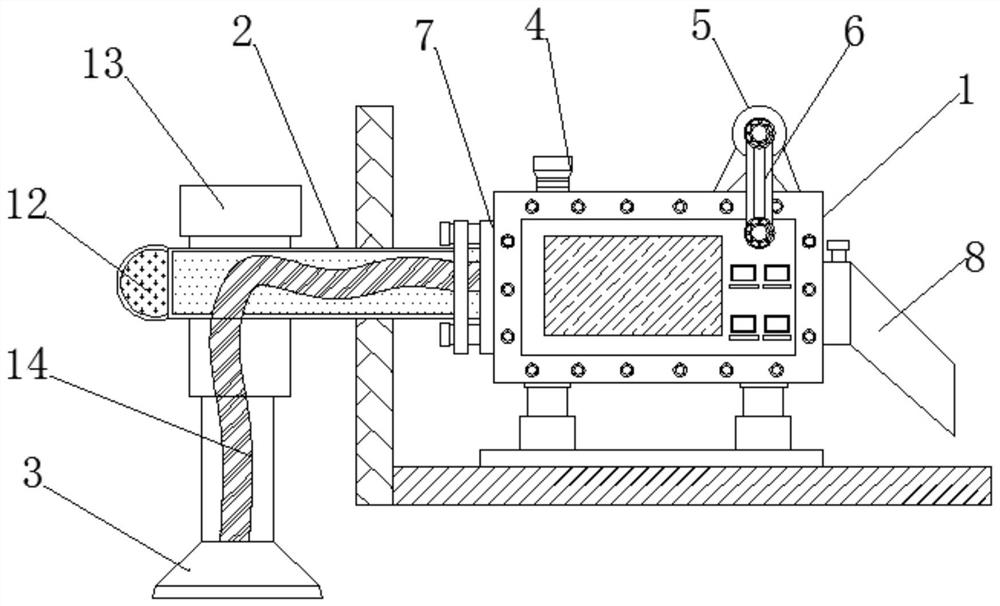 Dead fish salvaging device for large yellow croaker enclosure breeding facility