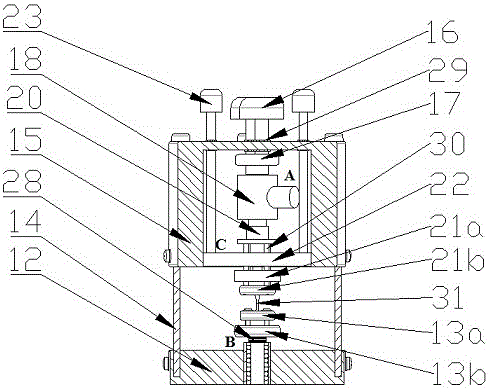 Improved clamping mechanism of fatigue testing machine for in-situ imaging of synchronous radiation light source