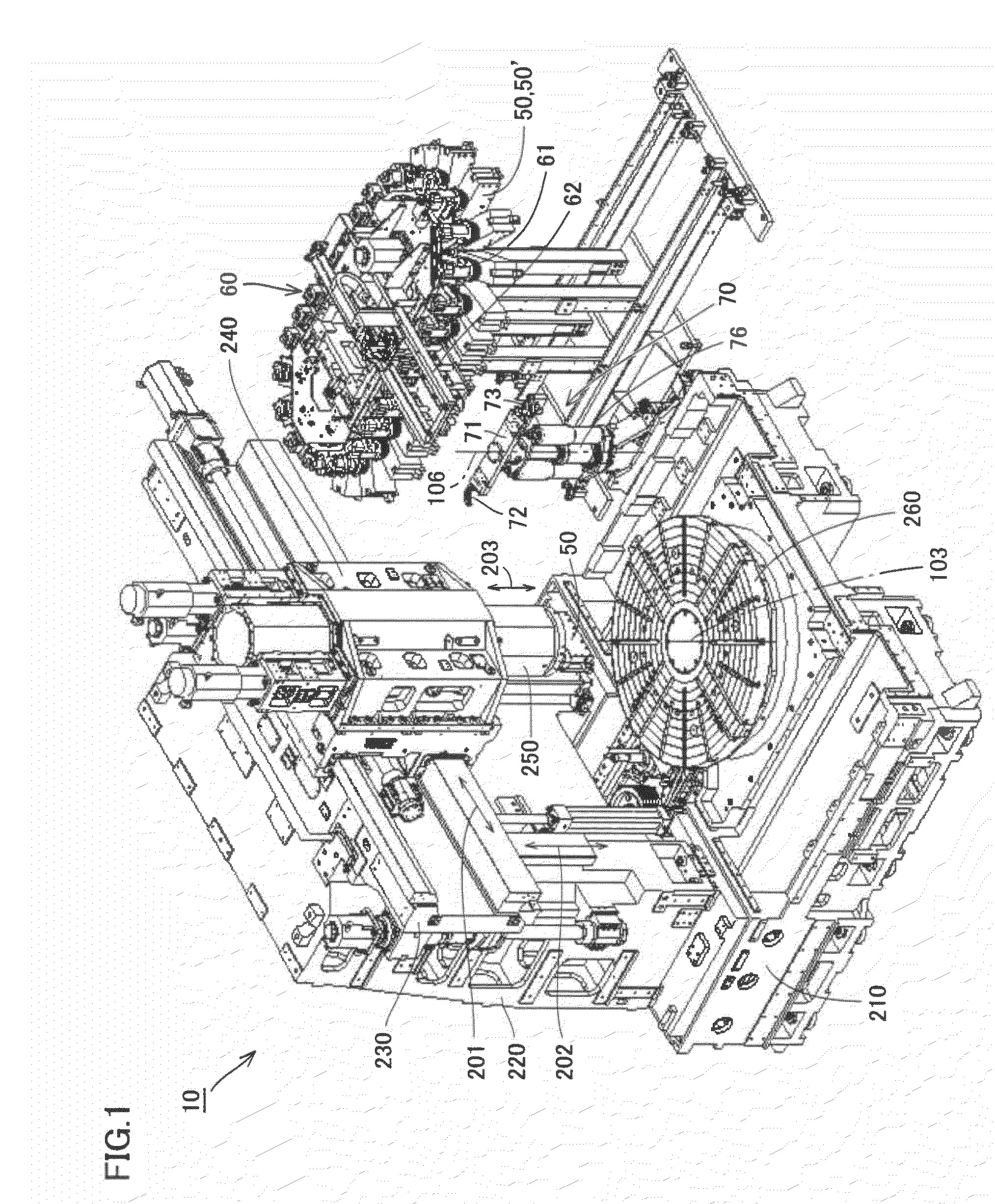 Machine tool and tool holder