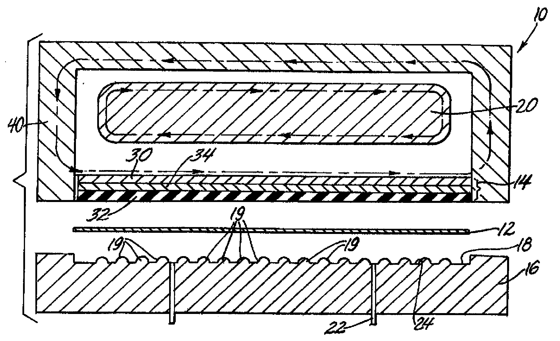 Driver plate for electromagnetic forming of sheet metal