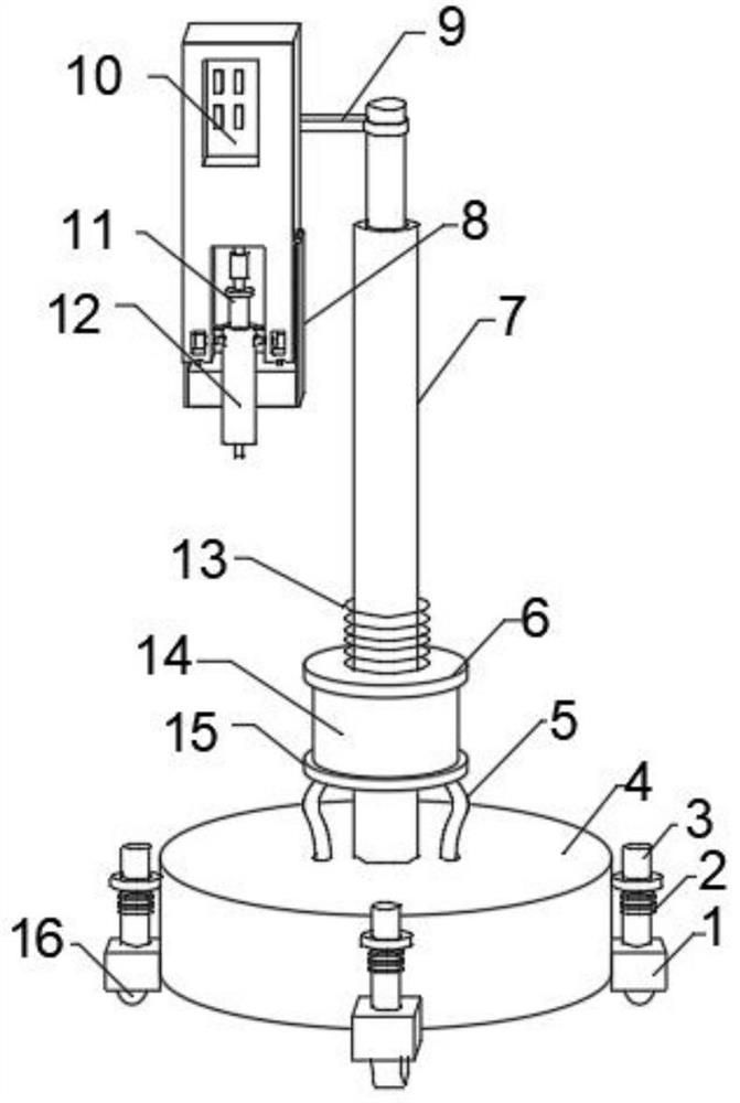 Clinical angiograpnic injection device for cardiovascular medicine department and injection method thereof