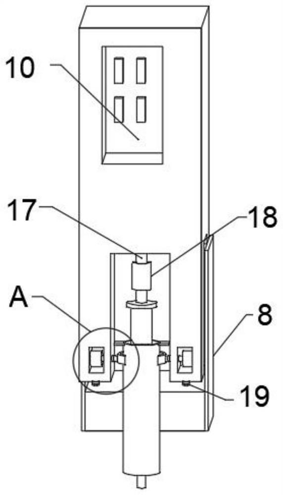 Clinical angiograpnic injection device for cardiovascular medicine department and injection method thereof