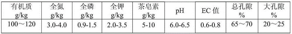 Organic strawberry tissue culture bottle seedling transplanting medium and seedling culturing method