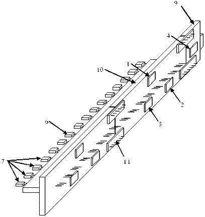 Automatic diagnostic device and diagnostic method of long-distance magnetic array position sensing system