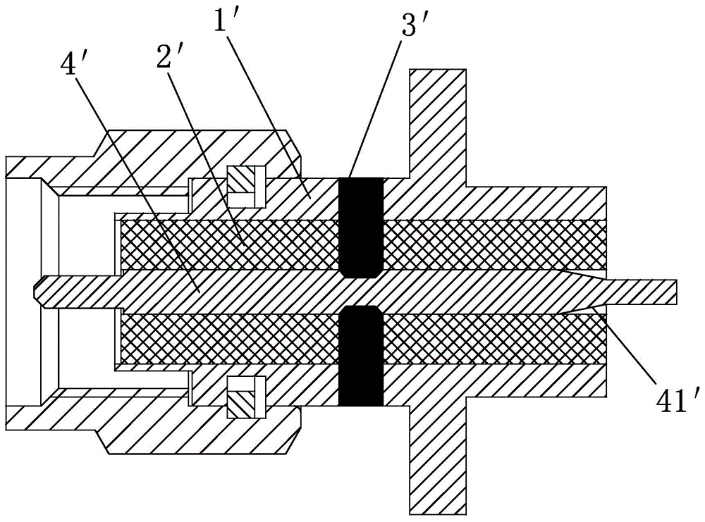 Radio frequency coaxial micro-strip connecting device