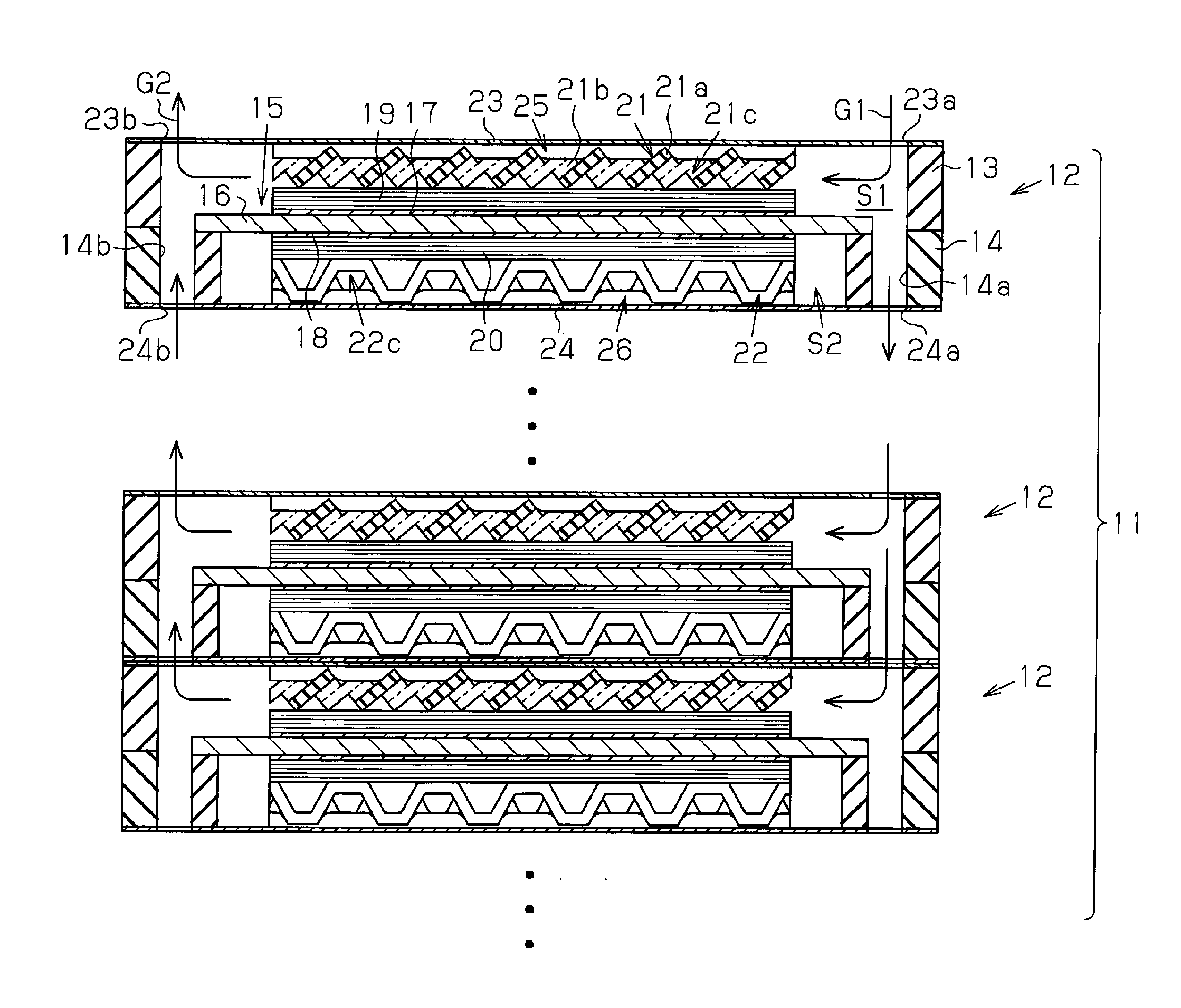 Power generation cell for fuel battery